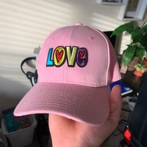 Pink LOVE Hat